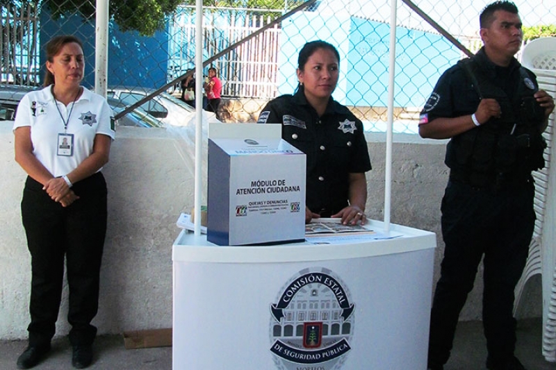 Entregan módulo y buzón de quejas contra Mando Único en Jojutla