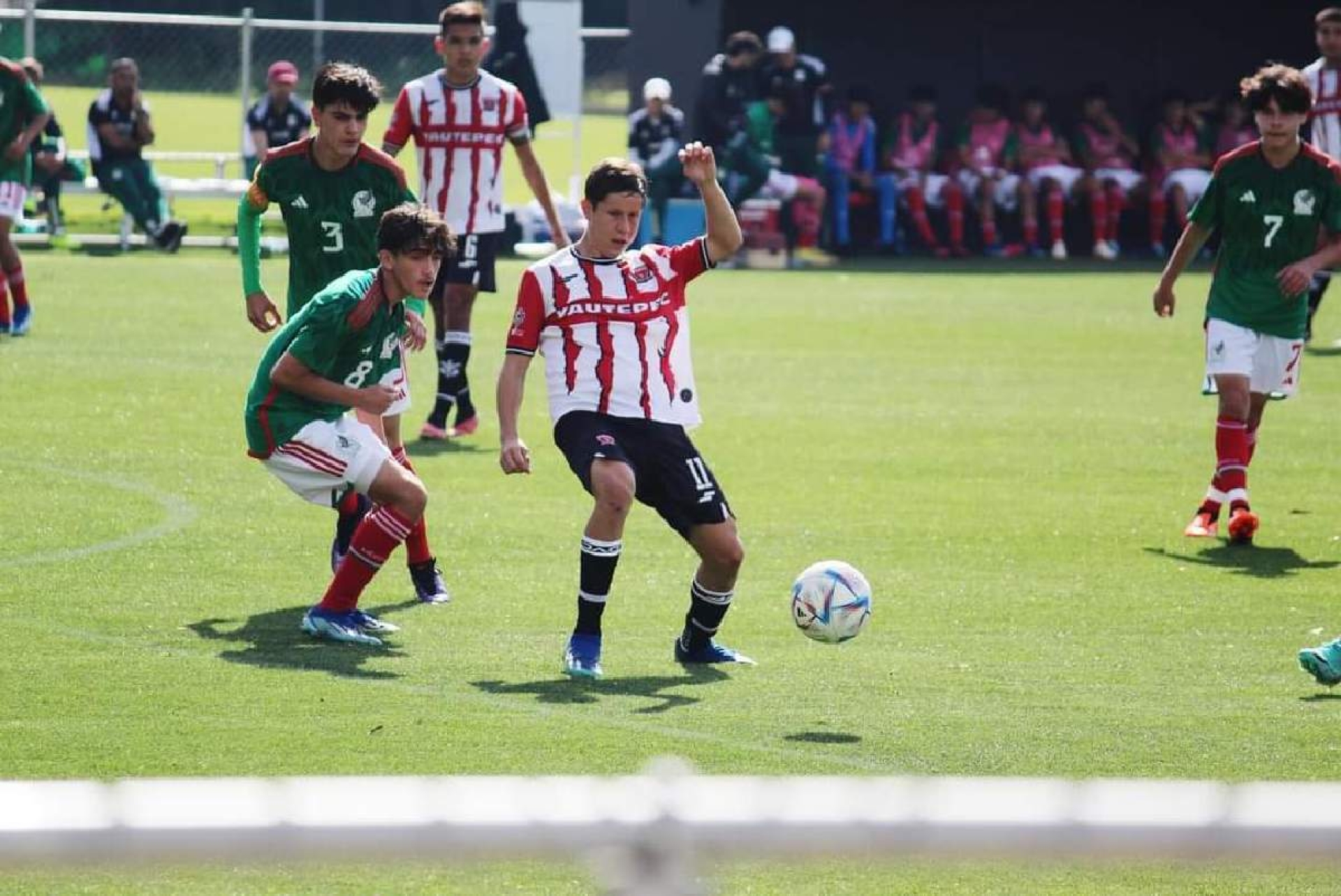 Tigres de Yautepec enfrentó a la Selección Nacional de México