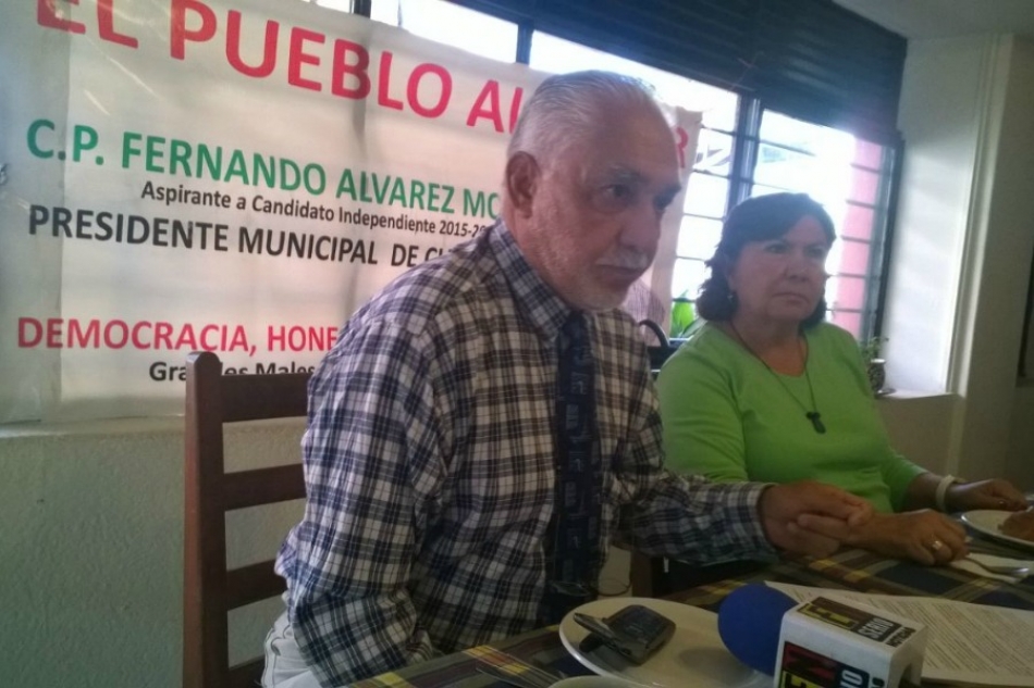 Candidato independiente denuncia fraude en el Impepac