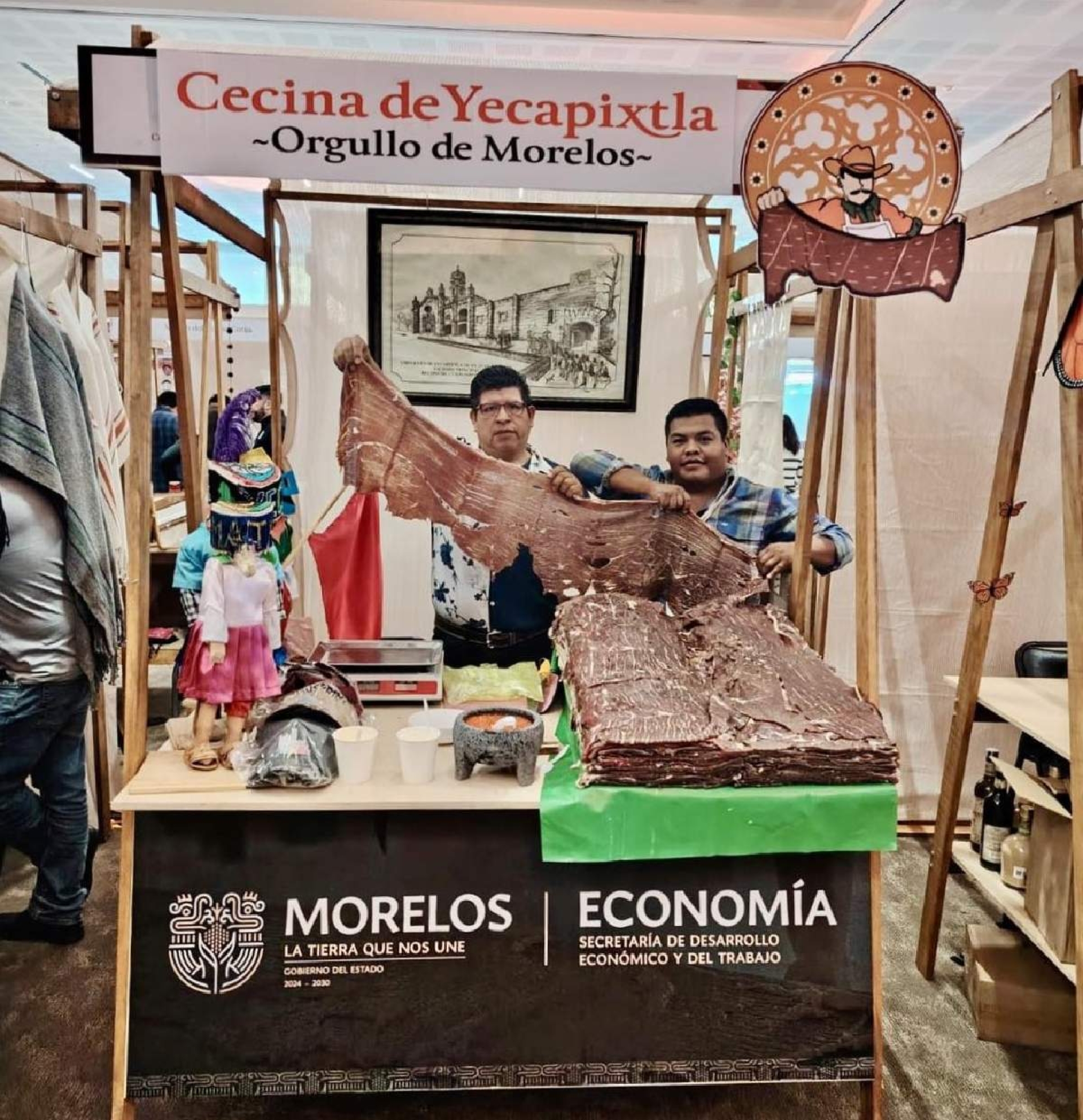 Brilla Yecapixtla en Reunión Bienal de oriGIn con presentación de cecina