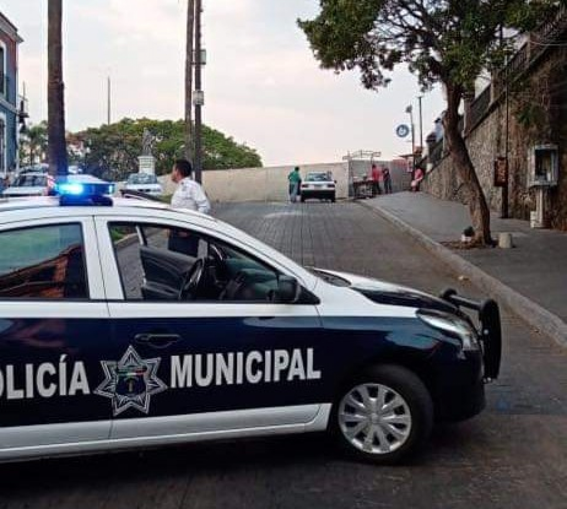 Cierra Policía Vial accesos al primer cuadro de Cuernavaca