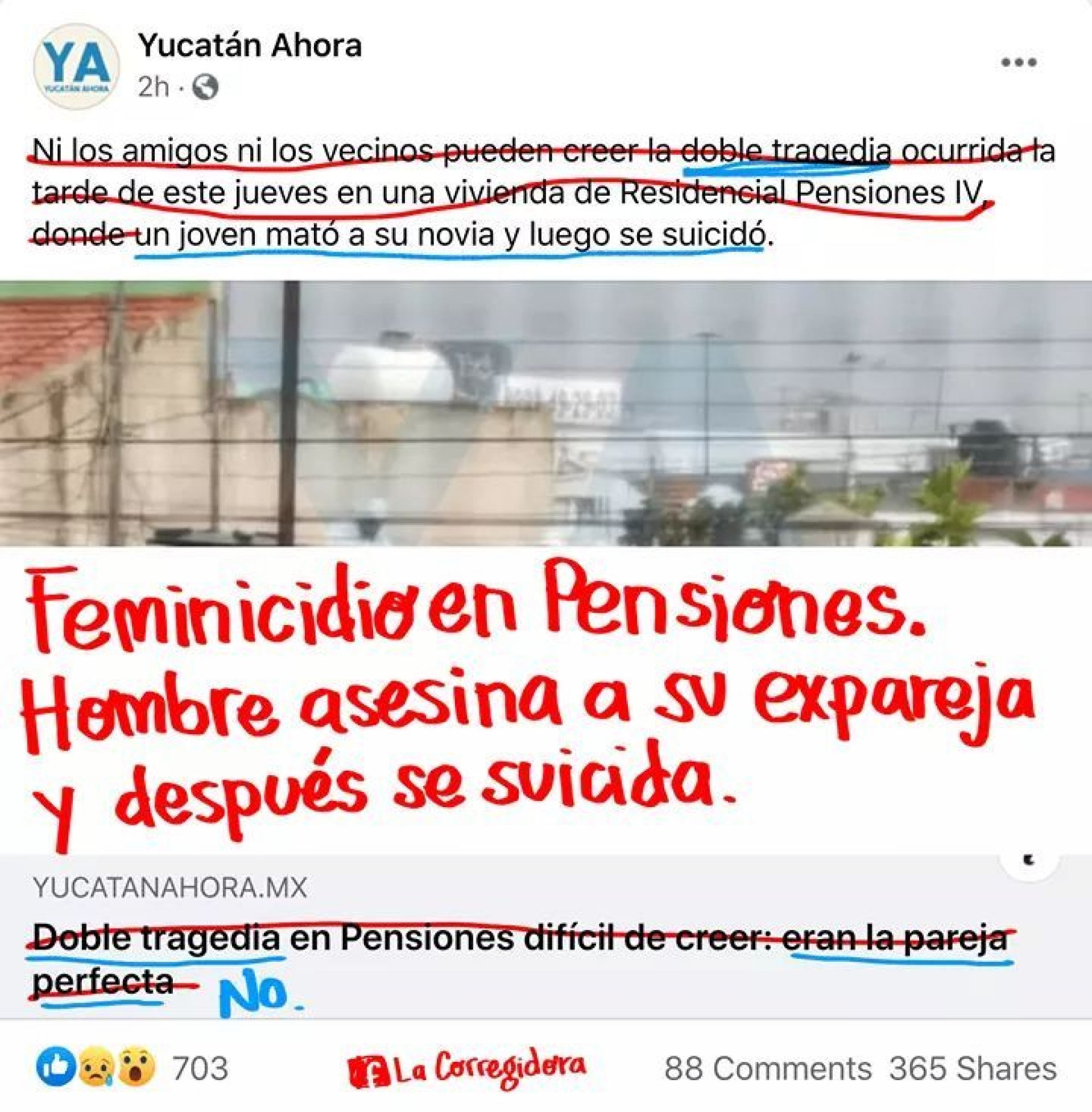 Exigen justicia por Fernanda, una joven asesinada por su novio en Mérida