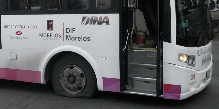 Unidades de la "Ruta de la Salud" fueron vandalizadas