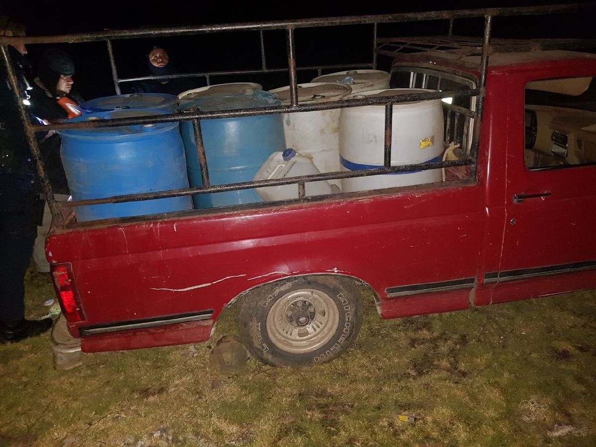Hallan una toma clandestina de combustible en Huitzilac