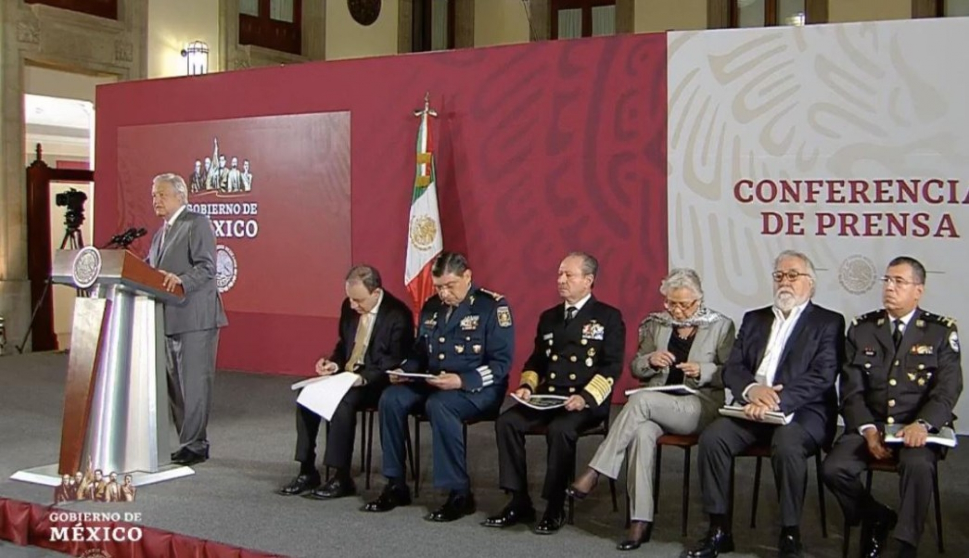 Alfonso Durazo presenta informe de seguridad, resalta inflexión en homicidios dolosos