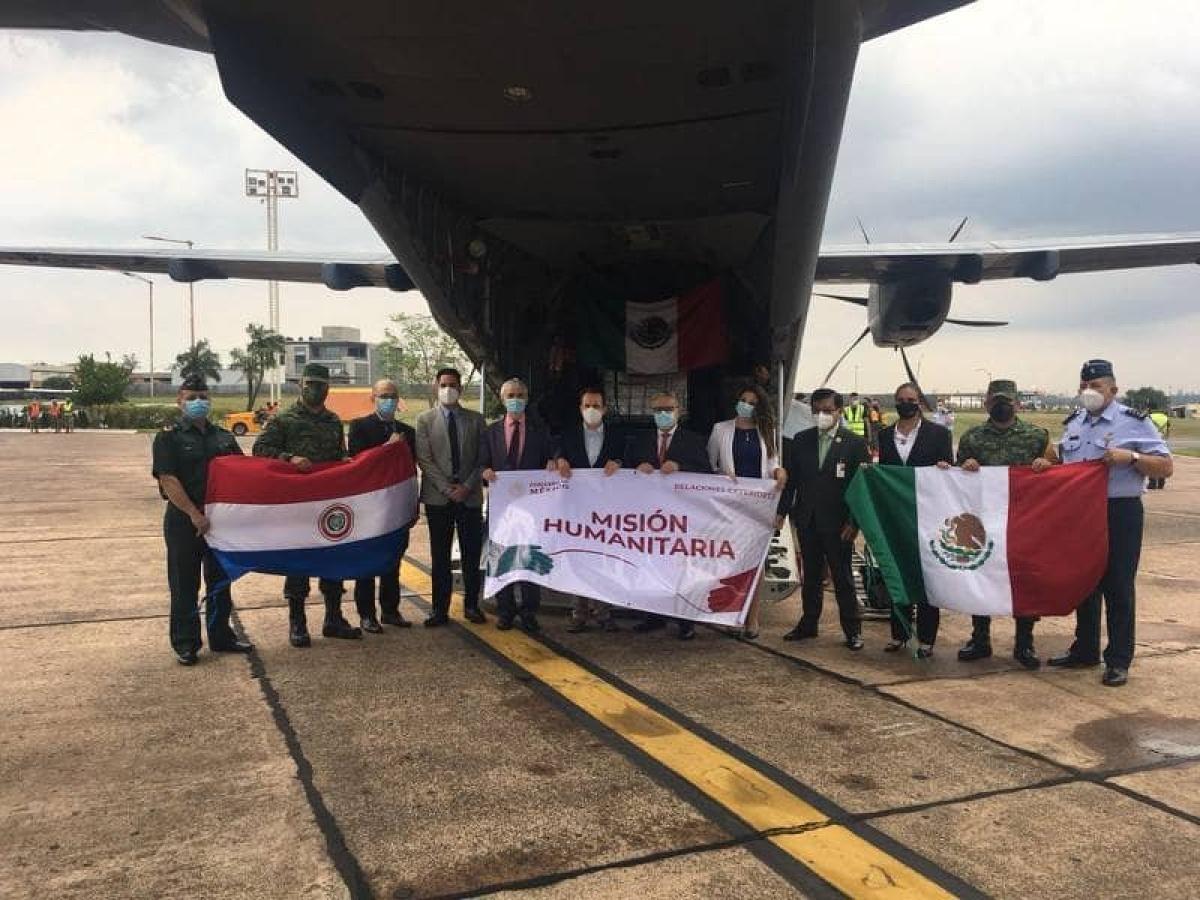 México envía 150 mil vacunas de AstraZeneca a Paraguay