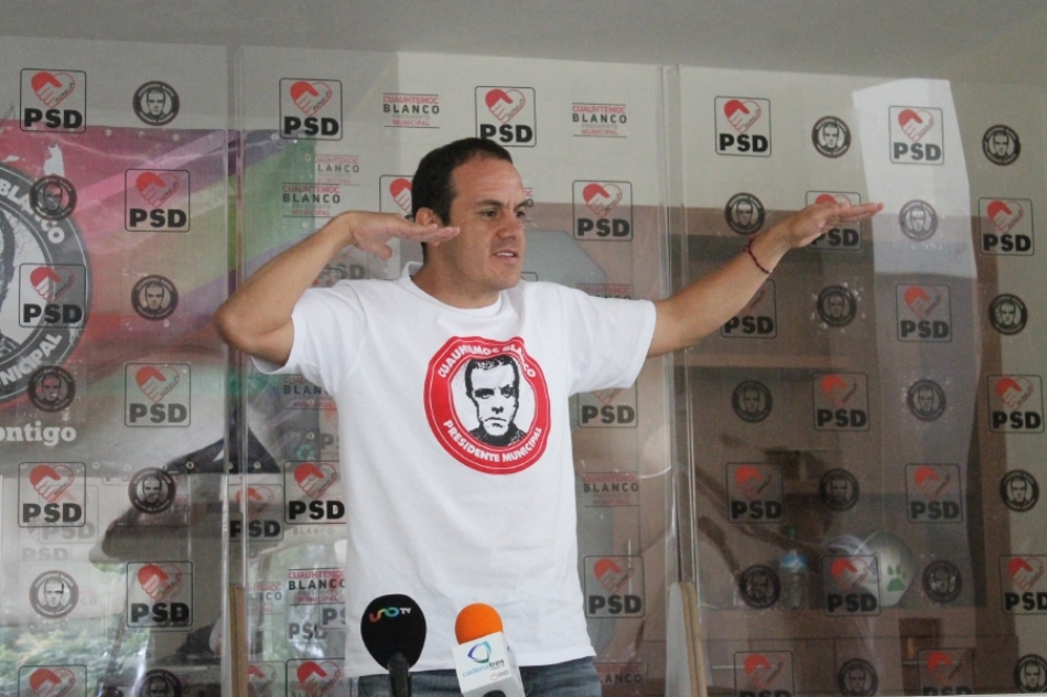 Cuauhtémoc Blanco presenta su plan de gobierno