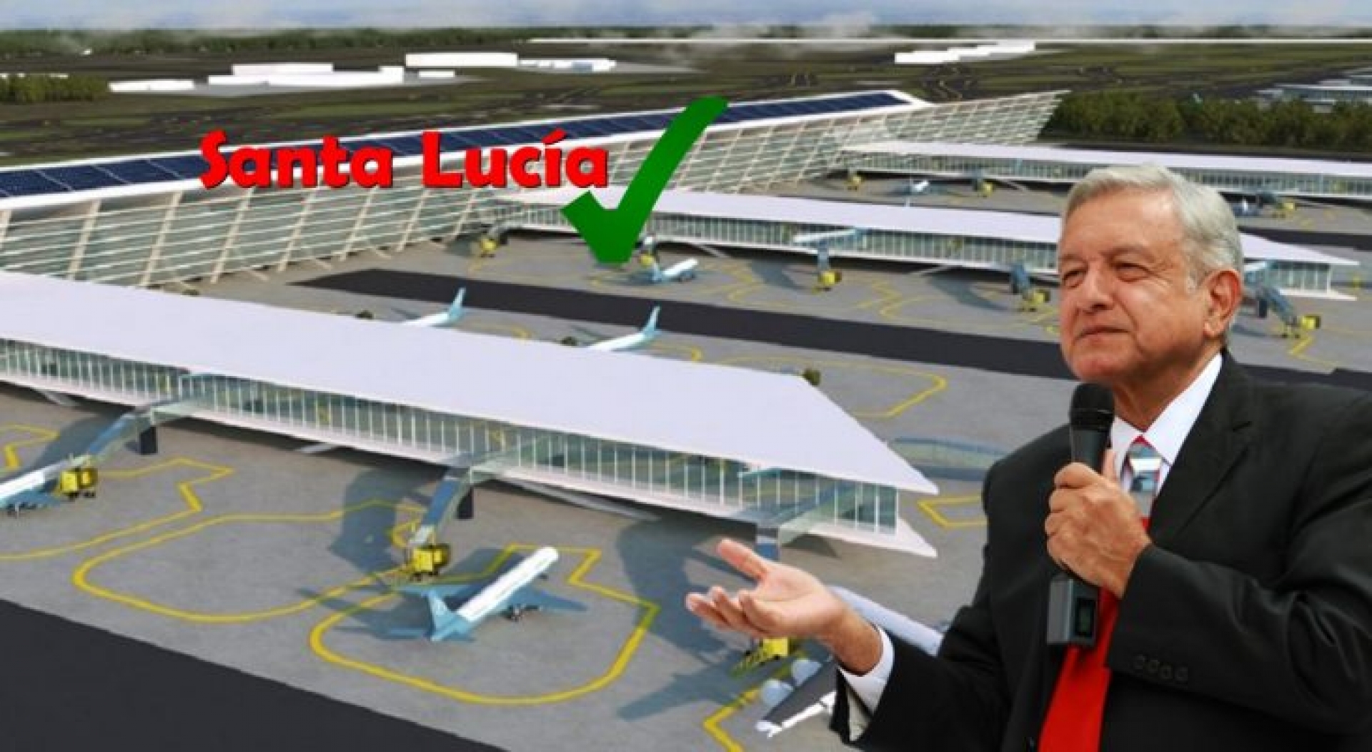 Revelan que más del 80% de las redes están a favor del aeropuerto de Santa Lucía