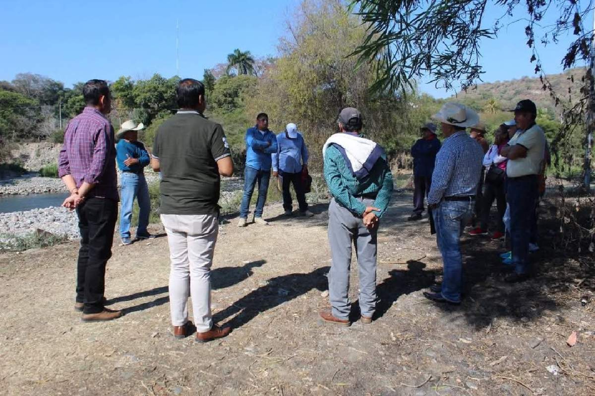 Inspecciona la Conagua ribera del río Amacuzac