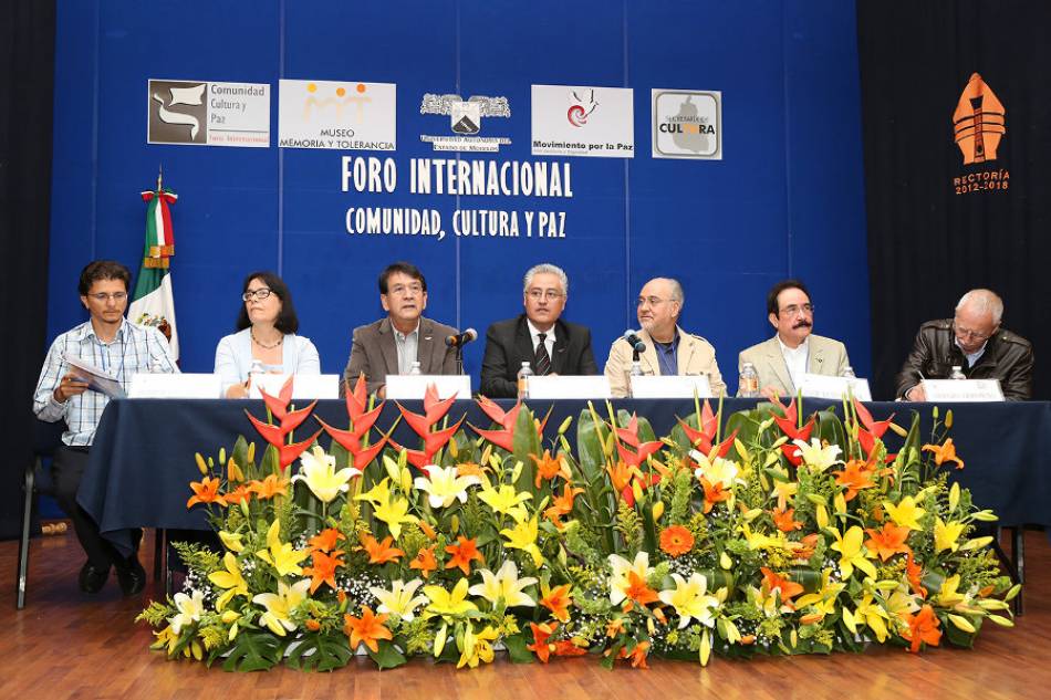 Inaugura rector de la UAEM el Foro Internacional Comunidad, Cultura y Paz