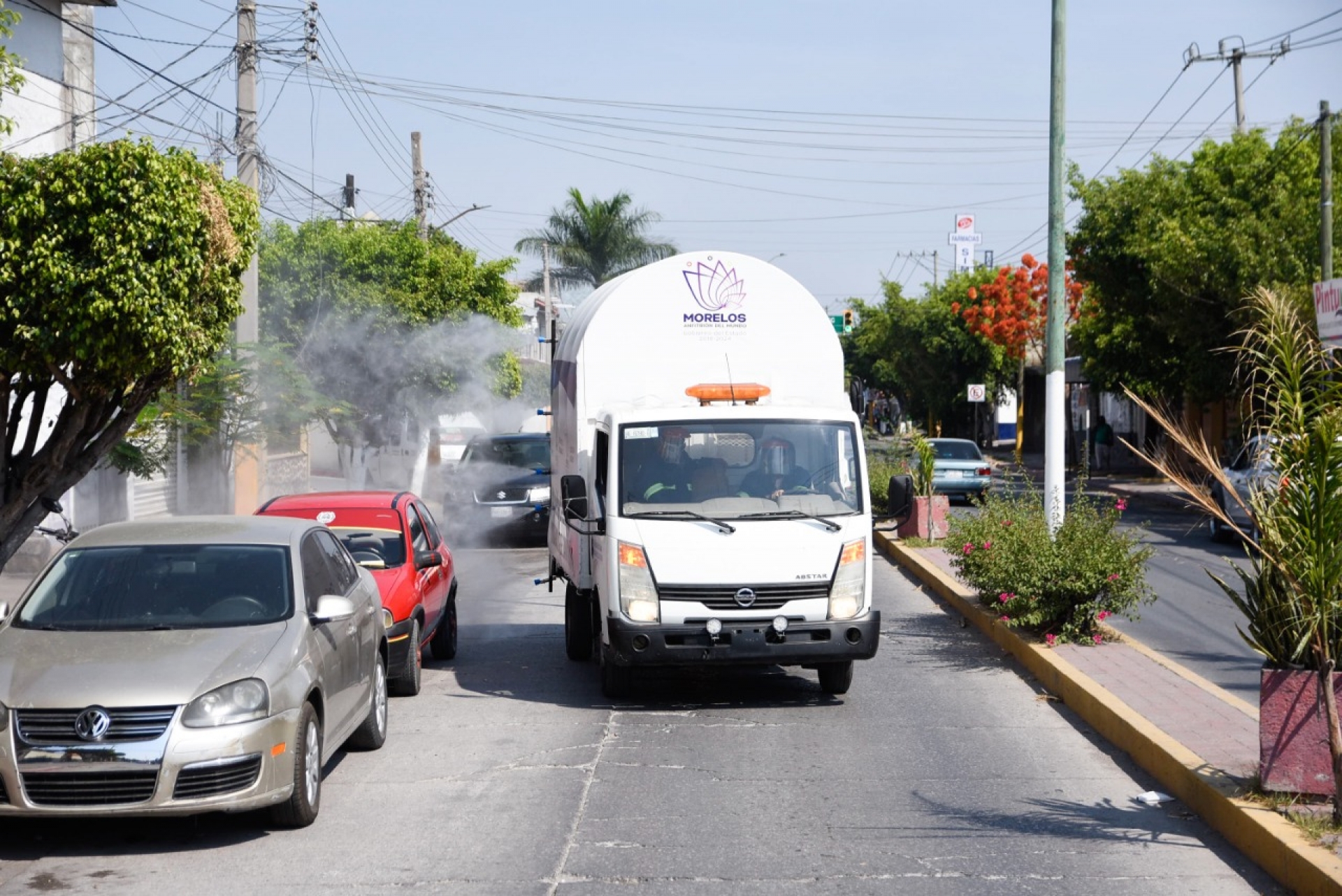 Llevan a cabo labores de sanitización en Jojutla