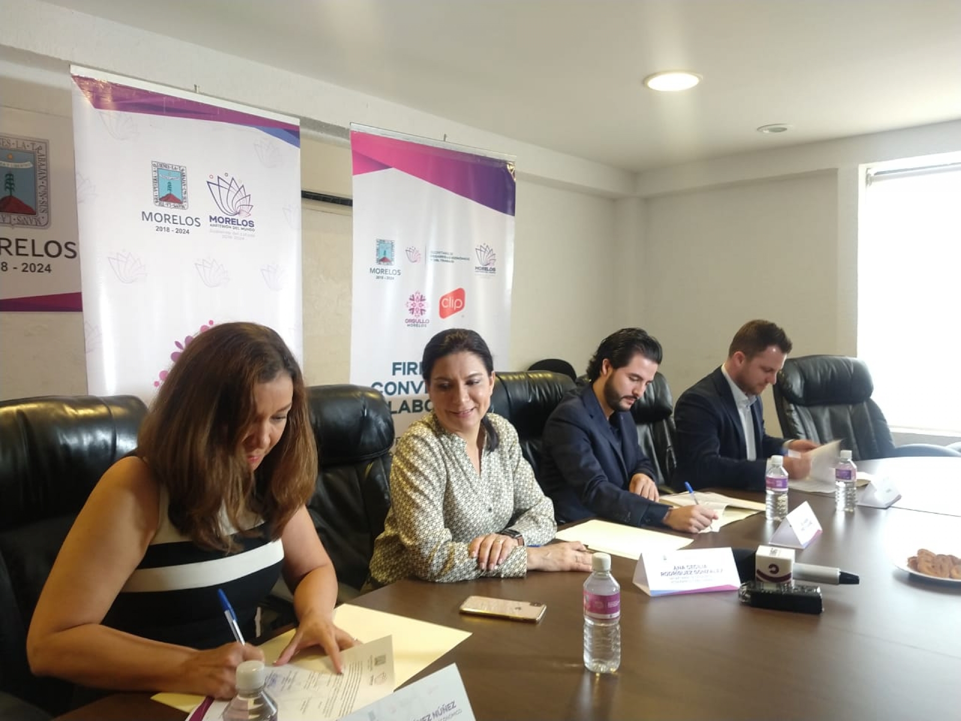 Firman convenio de colaboración SDEyT, Orgullo Morelos y PayClip