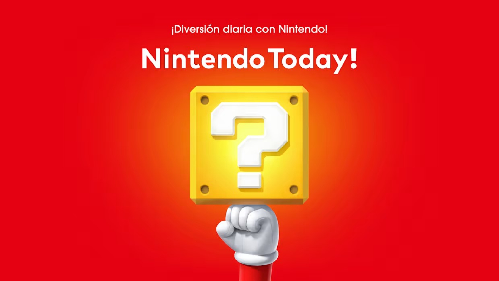 Nintendo lanza "Nintendo Today", la app que te mantendrá al tanto de las novedades de la compañía