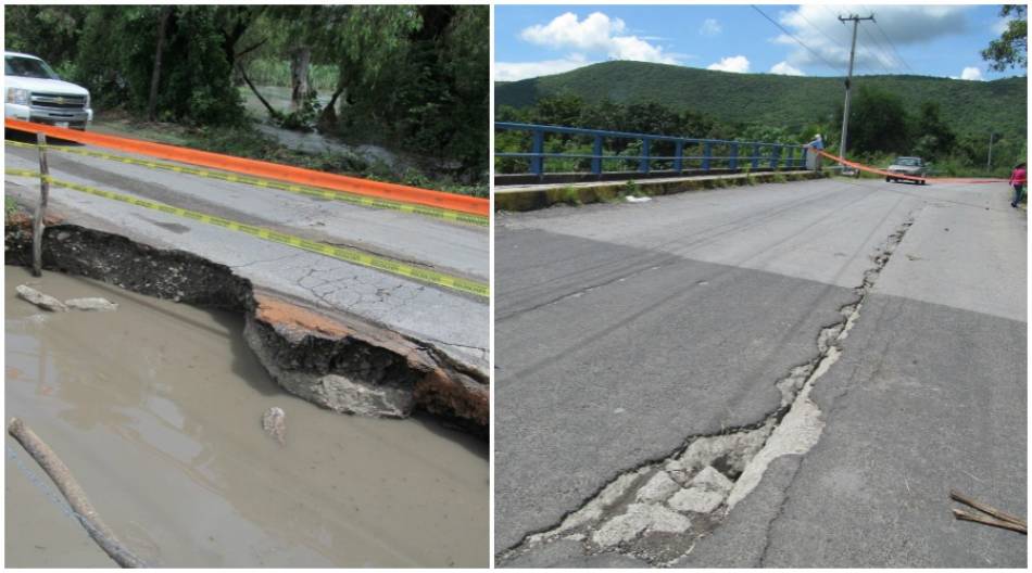 Reconstruirán dos puentes en Tlaltizapán en cinco semanas