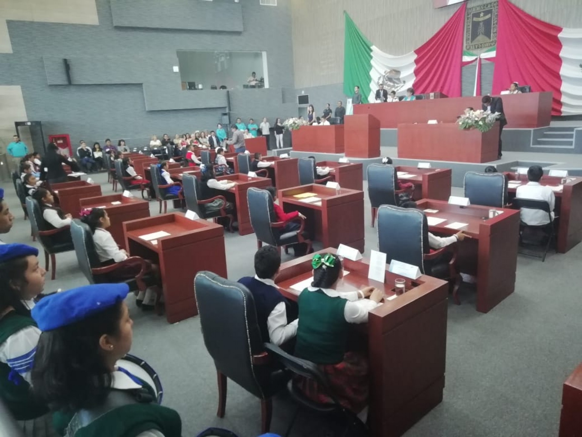 Realizan el Parlamento Infantil 2019 en el Congreso local