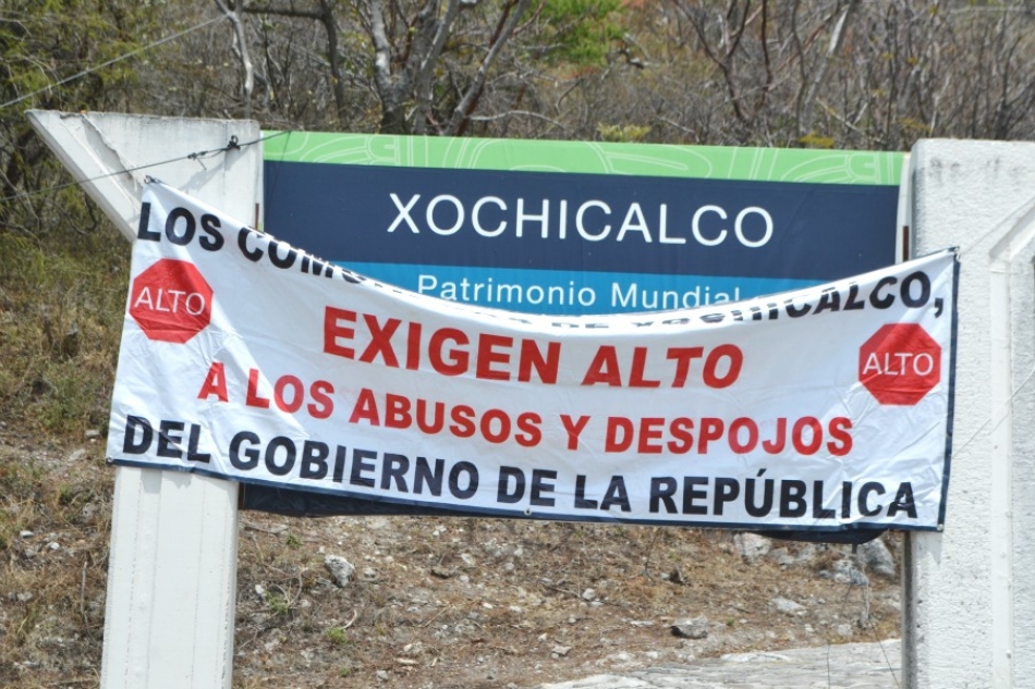 Se cumplen 13 días de la toma de la zona arqueológica de Xochicalco