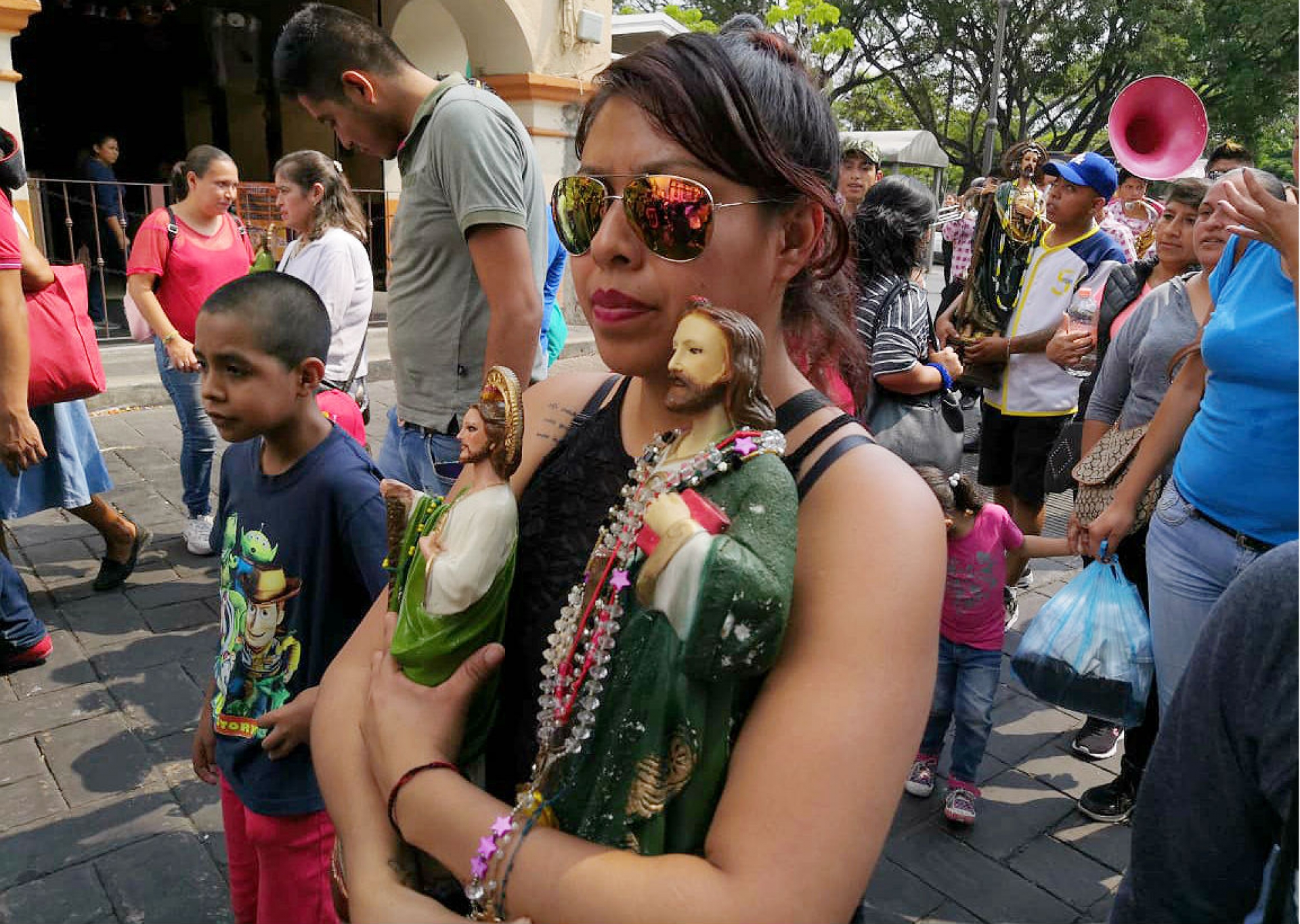 Llevan a cabo procesión a San Judas Tadeo en Cuernavaca