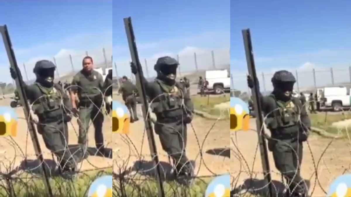 Joven mexicano y agente fronterizo sostienen charla y se hace viral