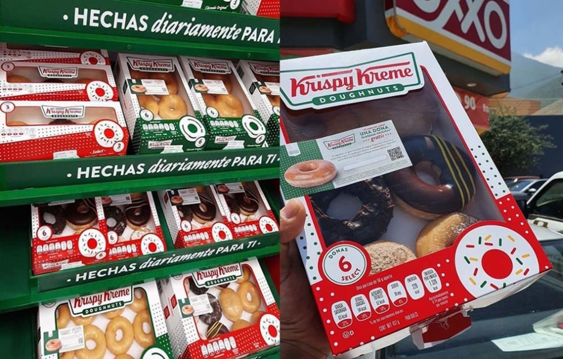 Las famosas donas Krispy Kreme llegan a Oxxo