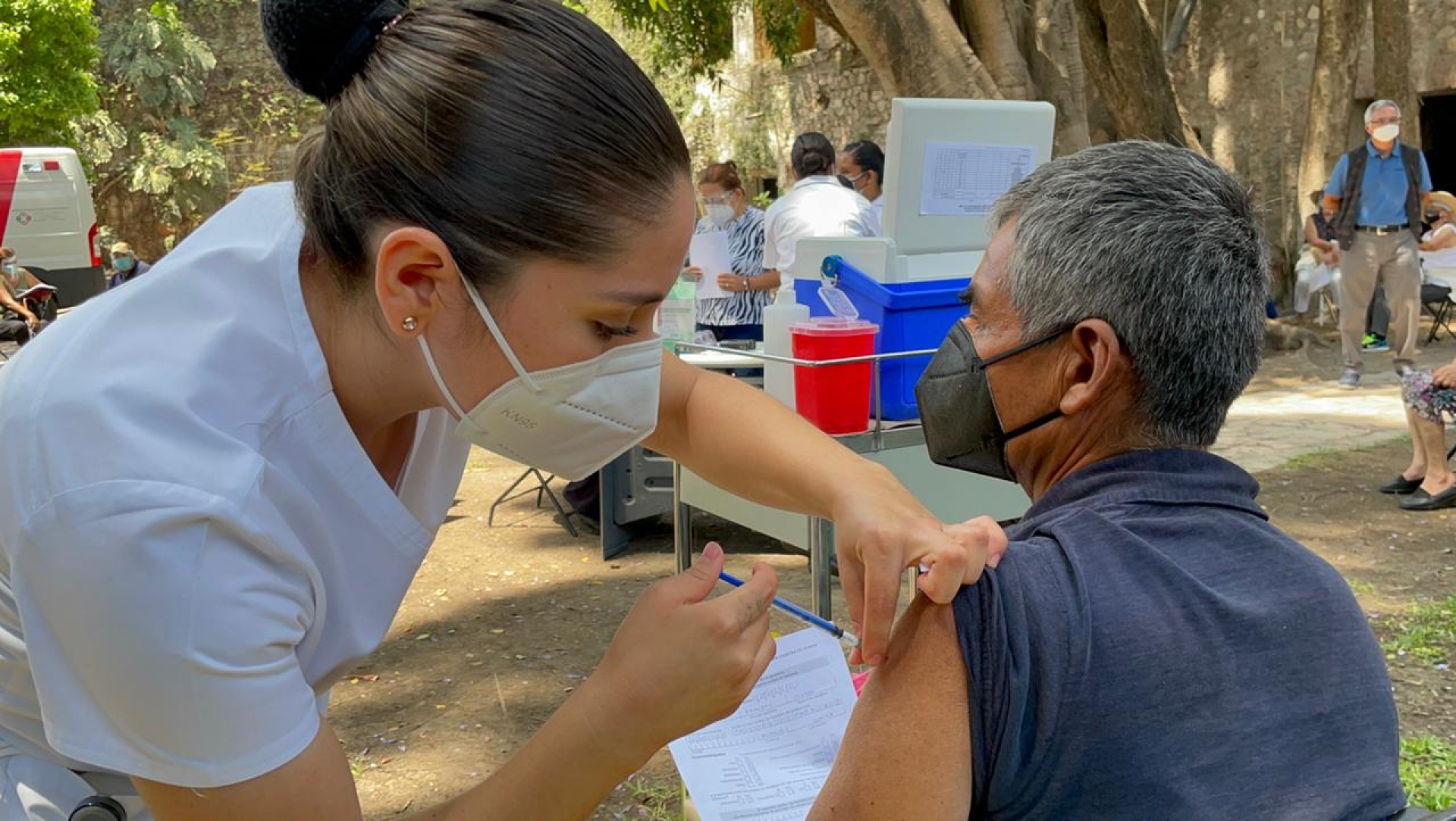 Más de 40 mil adultos mayores han sido vacunados contra covid-19 en Morelos