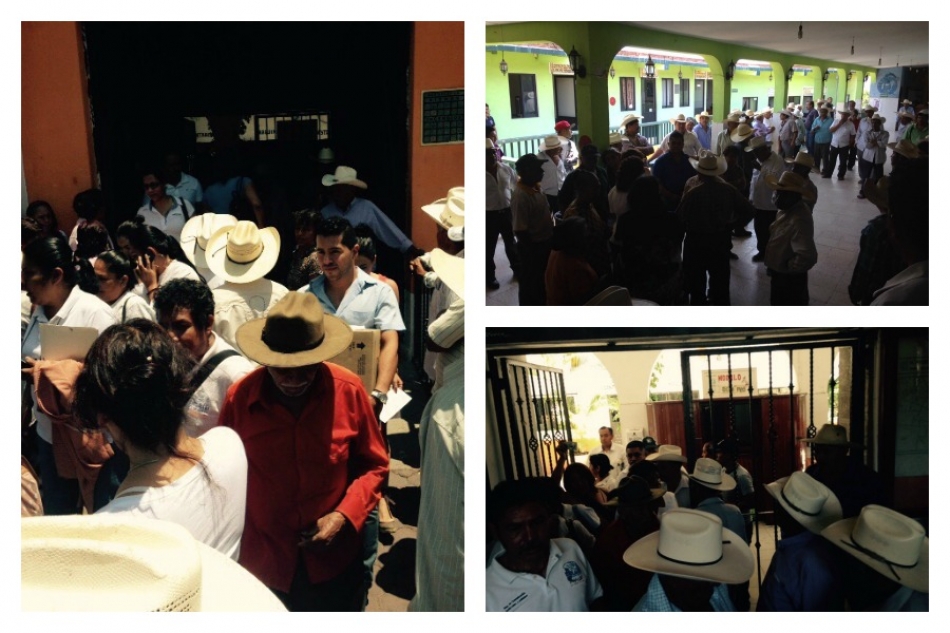 Toman campesinos alcaldía de Ayala