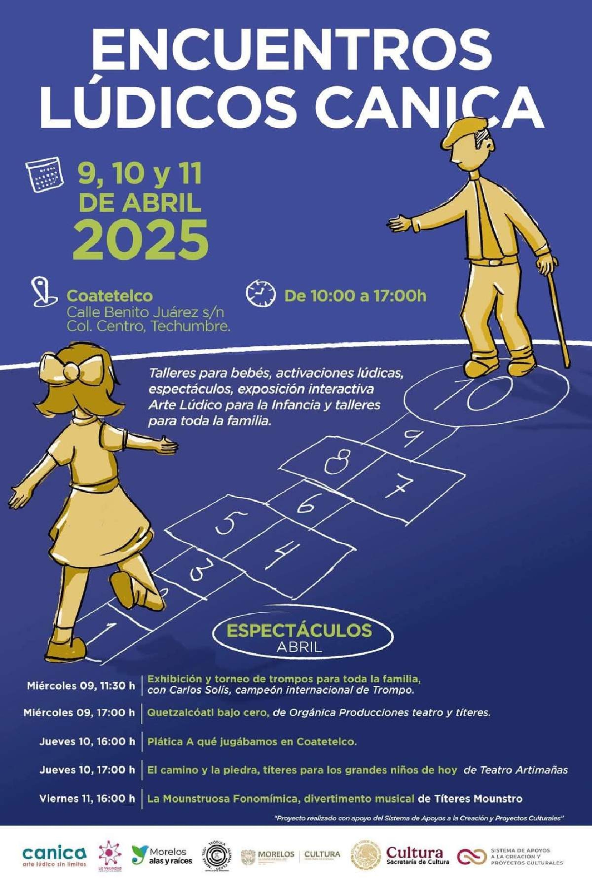 Hoy inician los 'Encuentros Lúdicos Canica' en Coatetelco