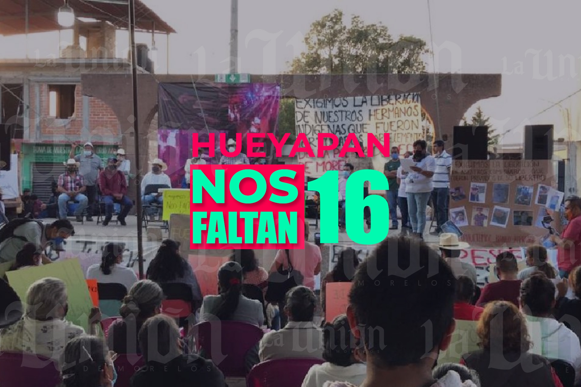 Exigen habitantes de Hueyapan liberación de detenidos