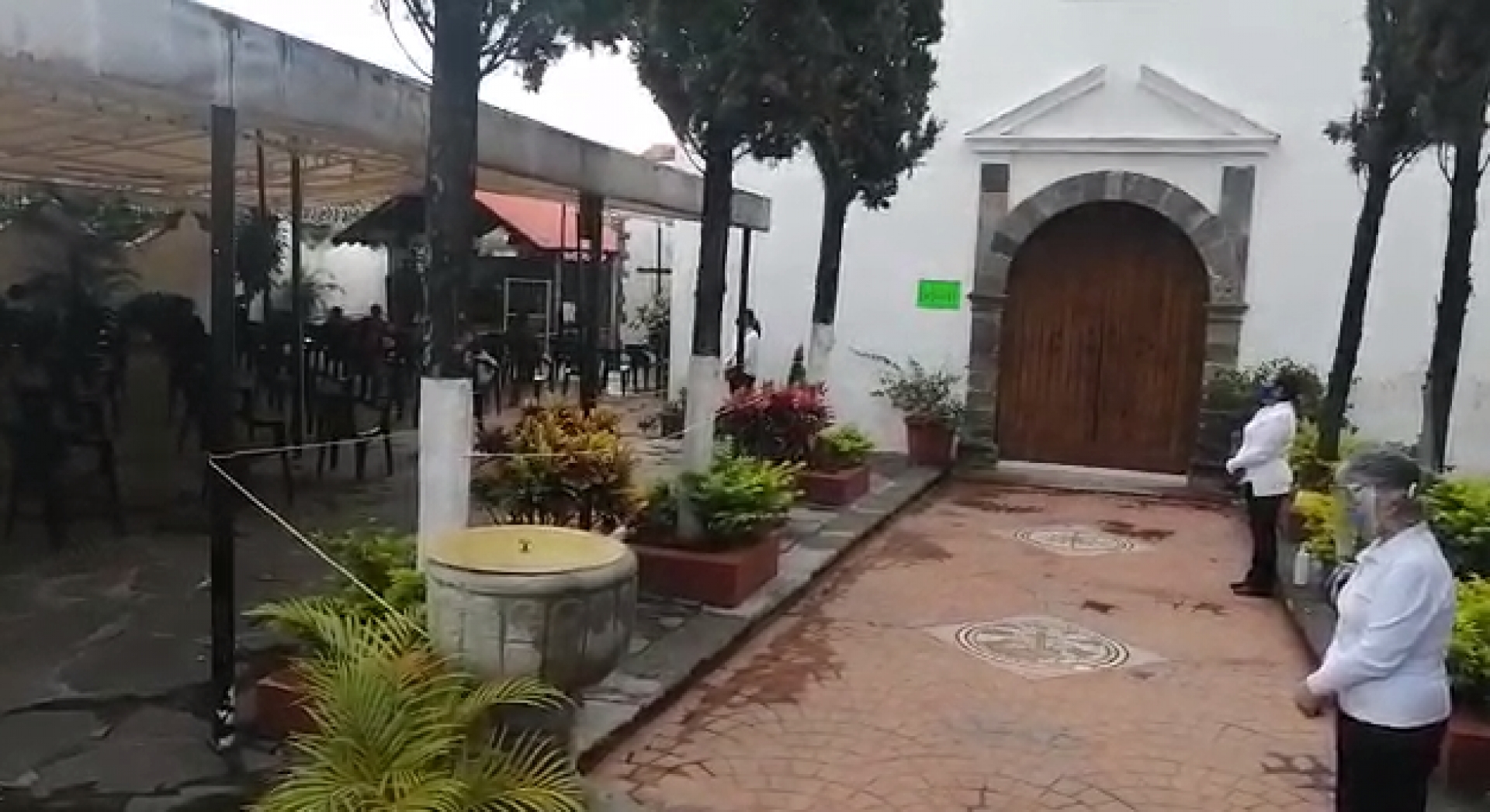 Reiniciaron misas presenciales en la parroquia de San Antón