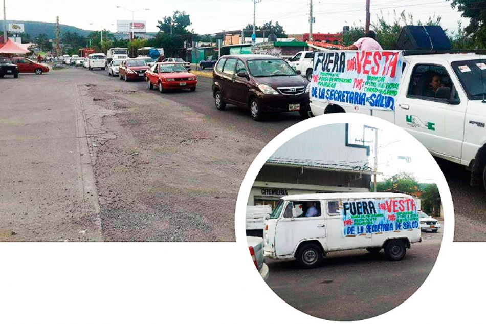 Realizan caravana para exigir la salida de Vesta Richardson