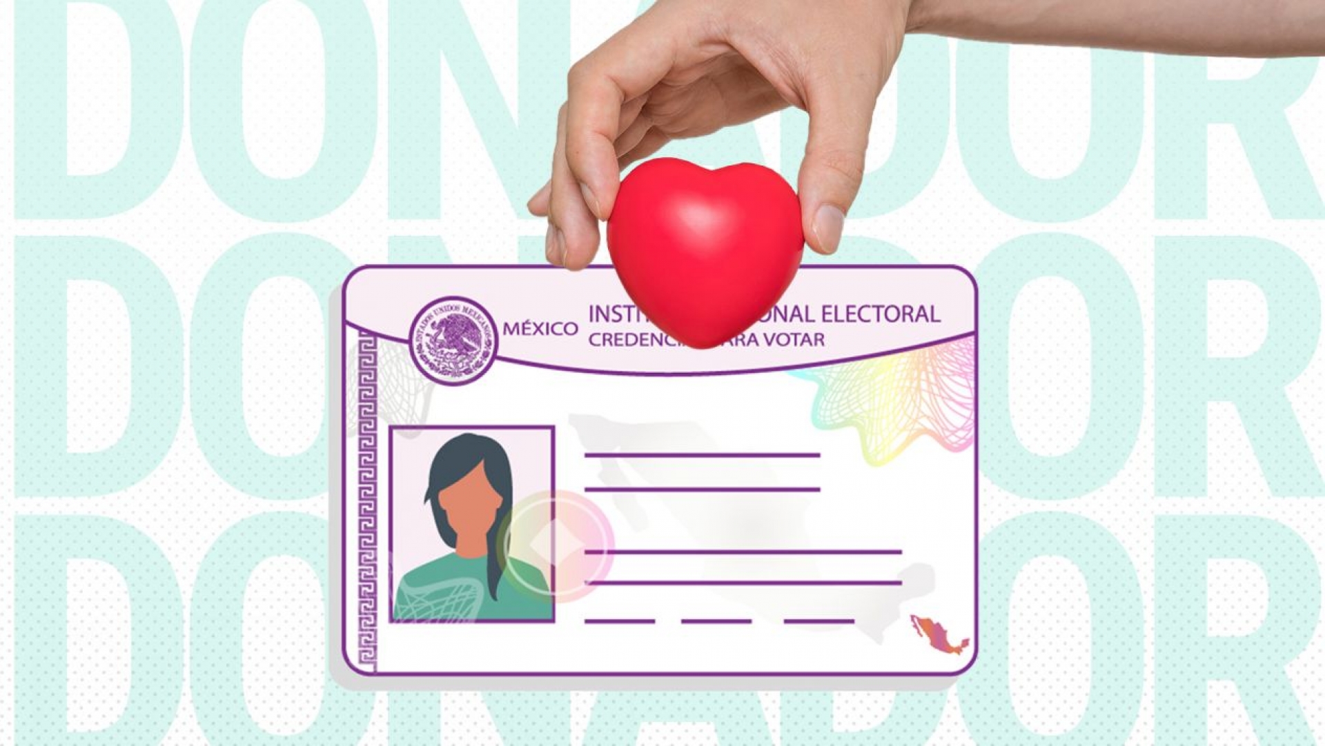 Proponen en CDMX que tu credencial del INE informe si deseas donar órganos