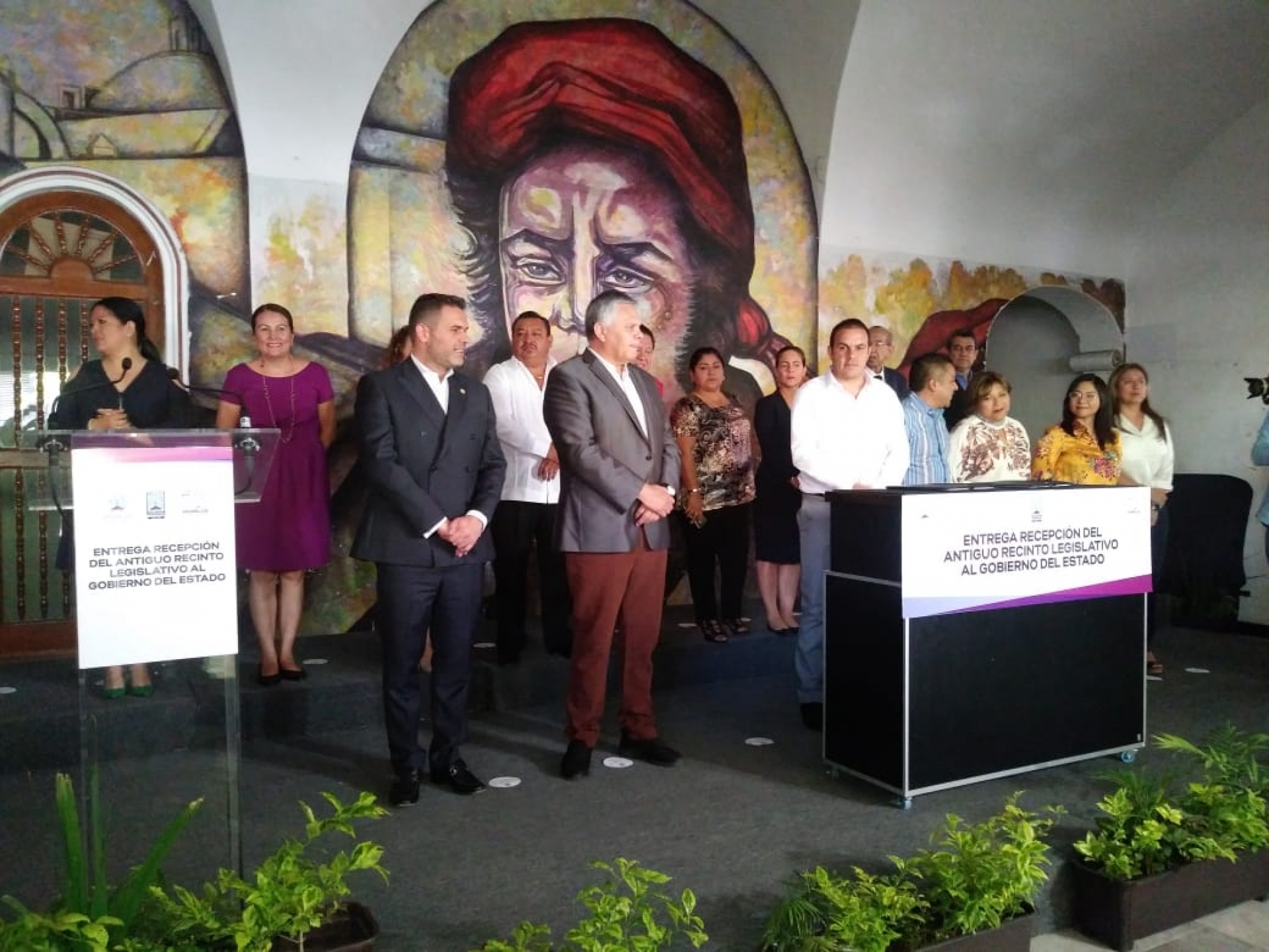 Entrega Congreso el antiguo recinto legislativo al Poder Ejecutivo
