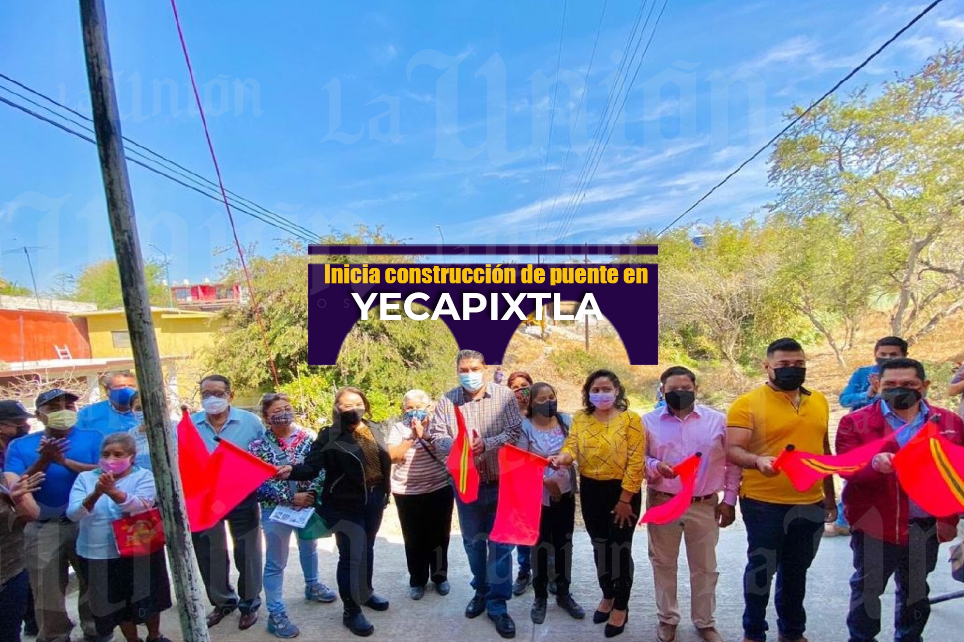 Inicia construcción de puente en Yecapixtla