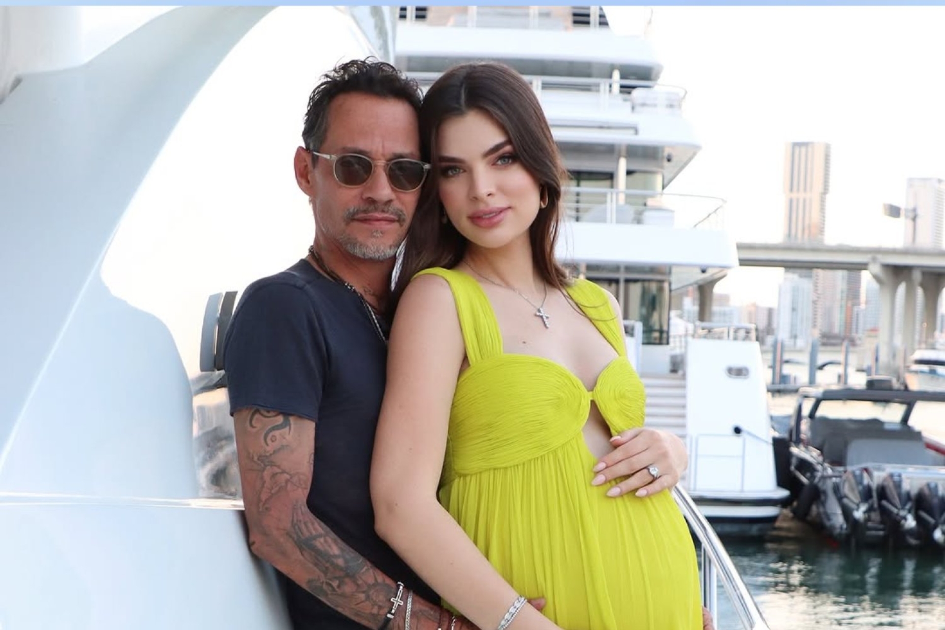 Marc Anthony será papá por octava vez: Nadia Ferreira anuncia su segundo embarazo