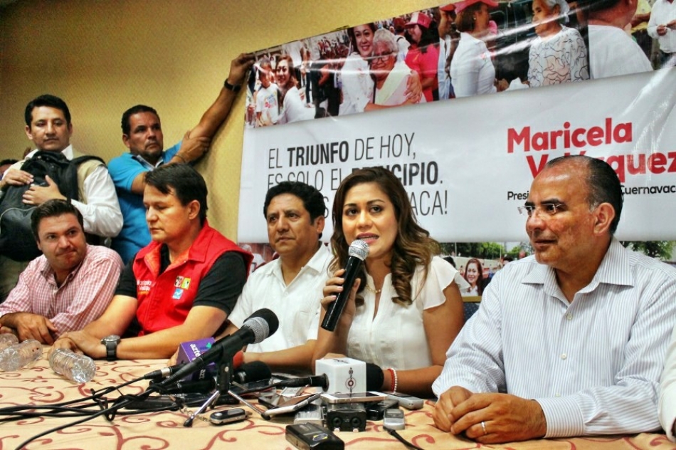 Afirma Maricela Velázquez que respetará la voluntad ciudadana ante resultados electorales