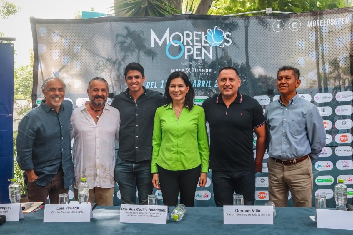 Presentan SDEyT e Indem novena edición del torneo de tenis 'Morelos Open 2023'