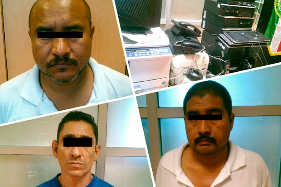 Vinculan a proceso a los tres hombres acusados de robar una escuela de la UAEM