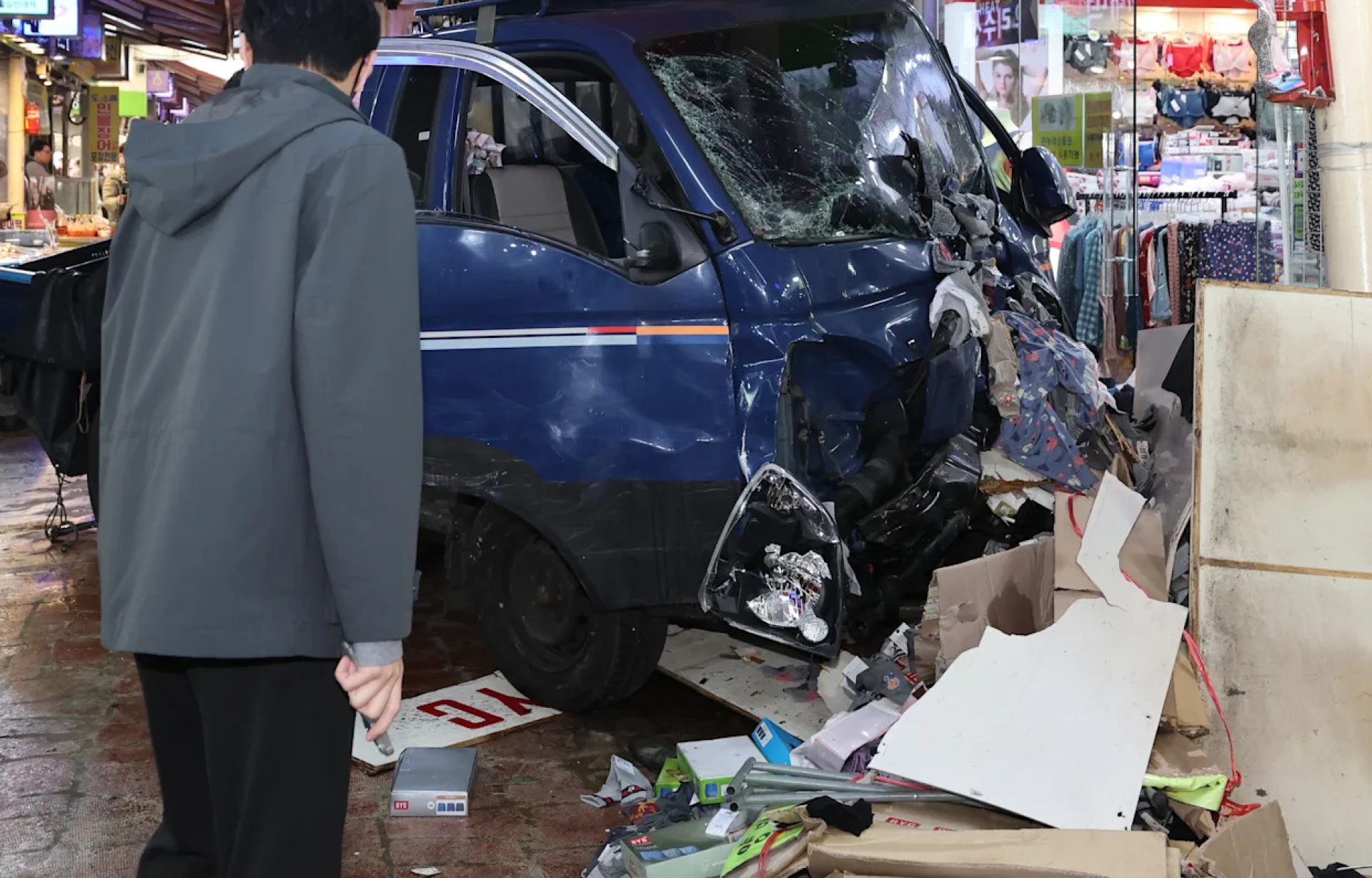Accidente de camión en mercado de Corea del Sur deja dos muertos y 18 heridos