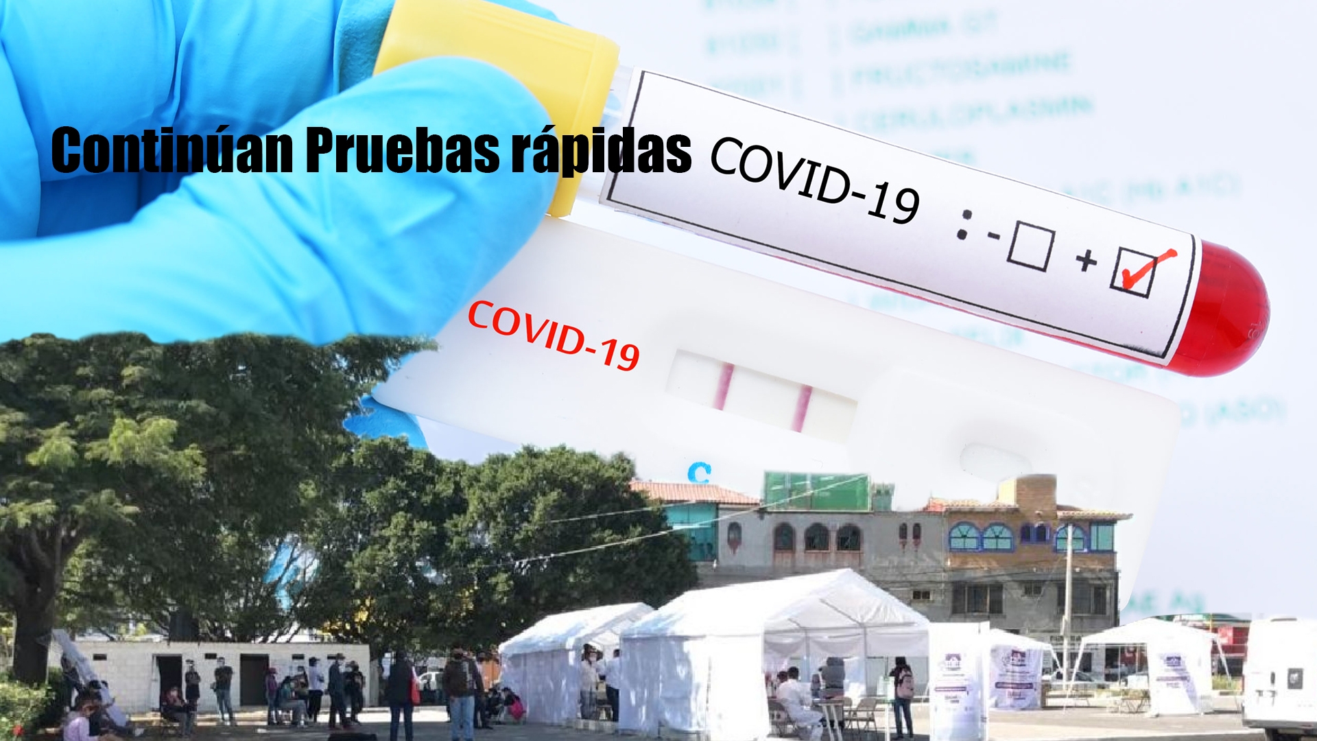 Amplían periodo de aplicación de pruebas rápidas covid-19