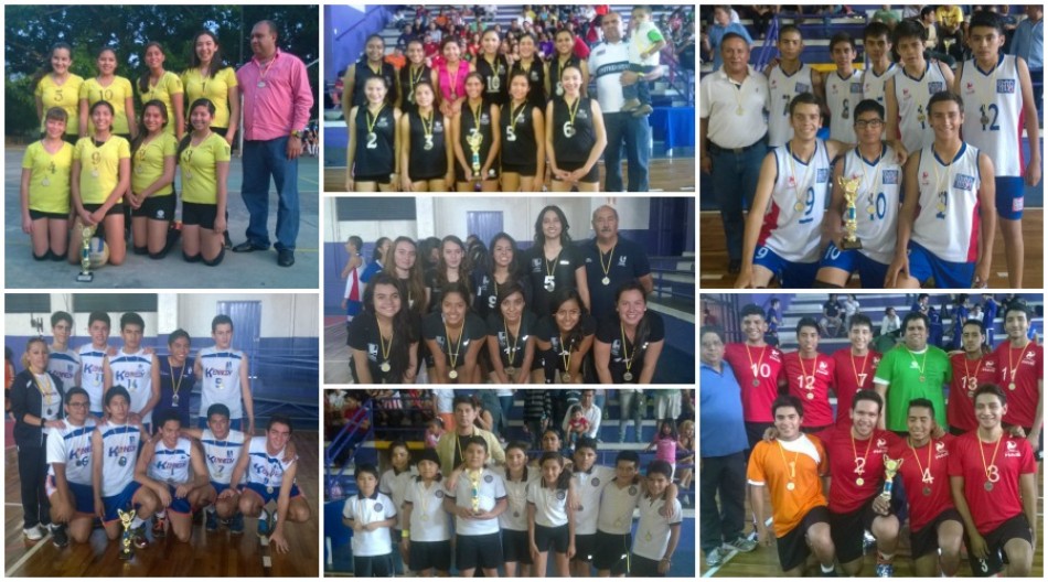 Surgen campeones del Torneo Estudiantil de Voleibol