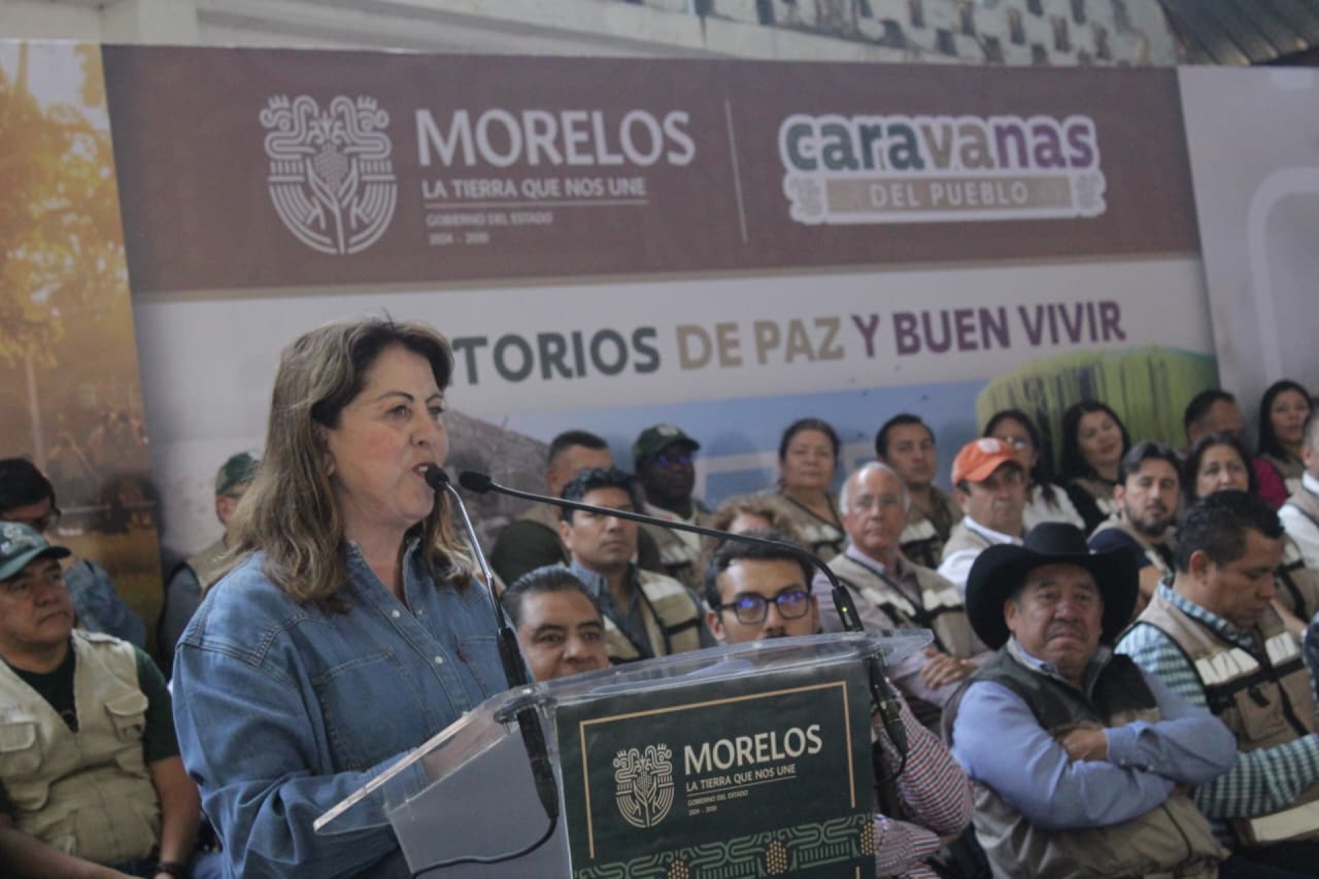 Lleva gobernadora Margarita González Saravia 'Caravanas del Pueblo' al municipio de Huitzilac