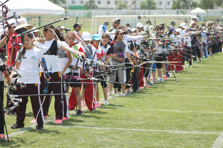 Primer día de competencias en tiro con arco en Olimpiada Nacional 2015