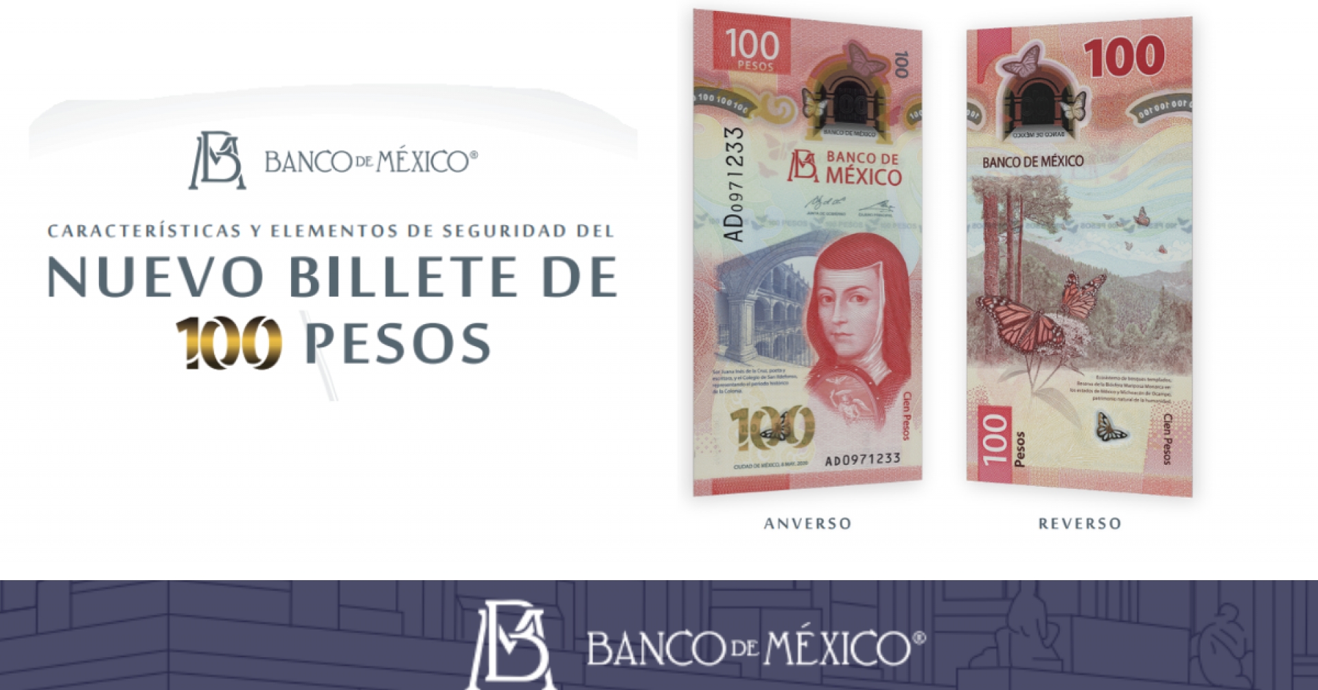 ¿Cómo es el nuevo billete de a 100 pesos?