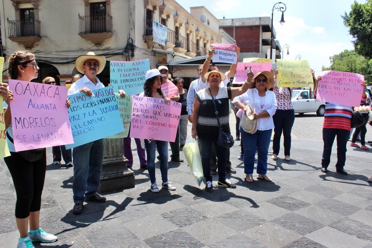 La CNTE vuelve a tomar las calles contra la represión y la reforma educativa