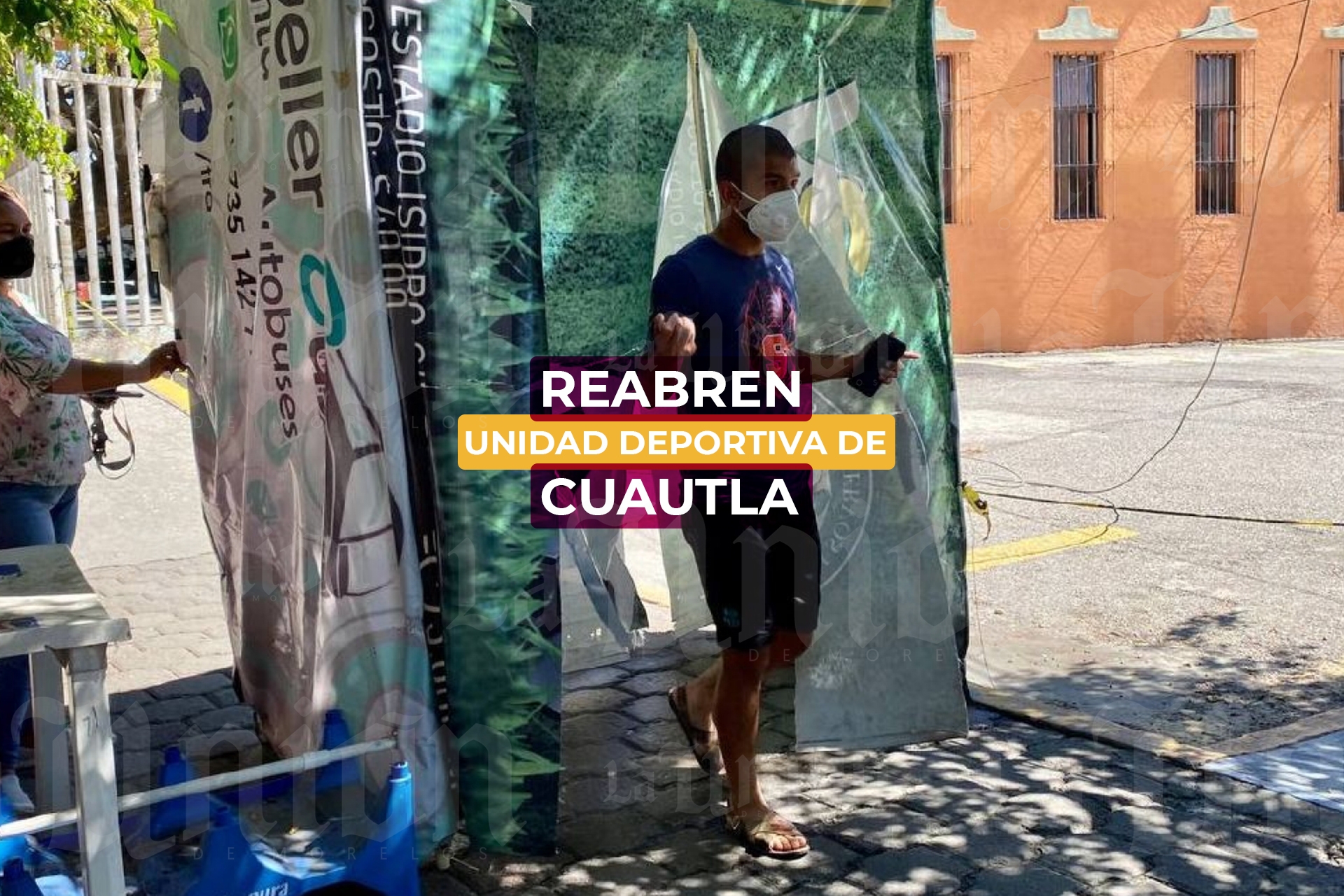 Con medidas sanitarias, reabren la Unidad Deportiva de Cuautla