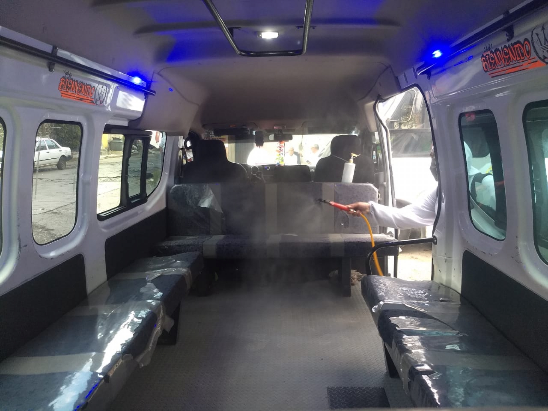 Inicia SMyT sanitización en rutas 13, 15 y 1