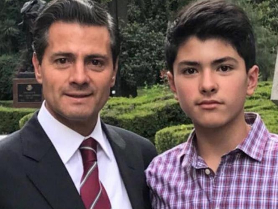 Felicita Peña Nieto a su hijo menor en su redes