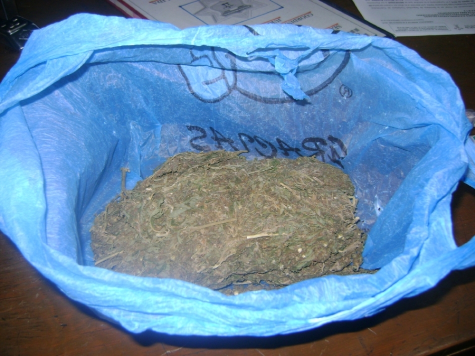 Detienen a dos jóvenes en posesión de marihuana