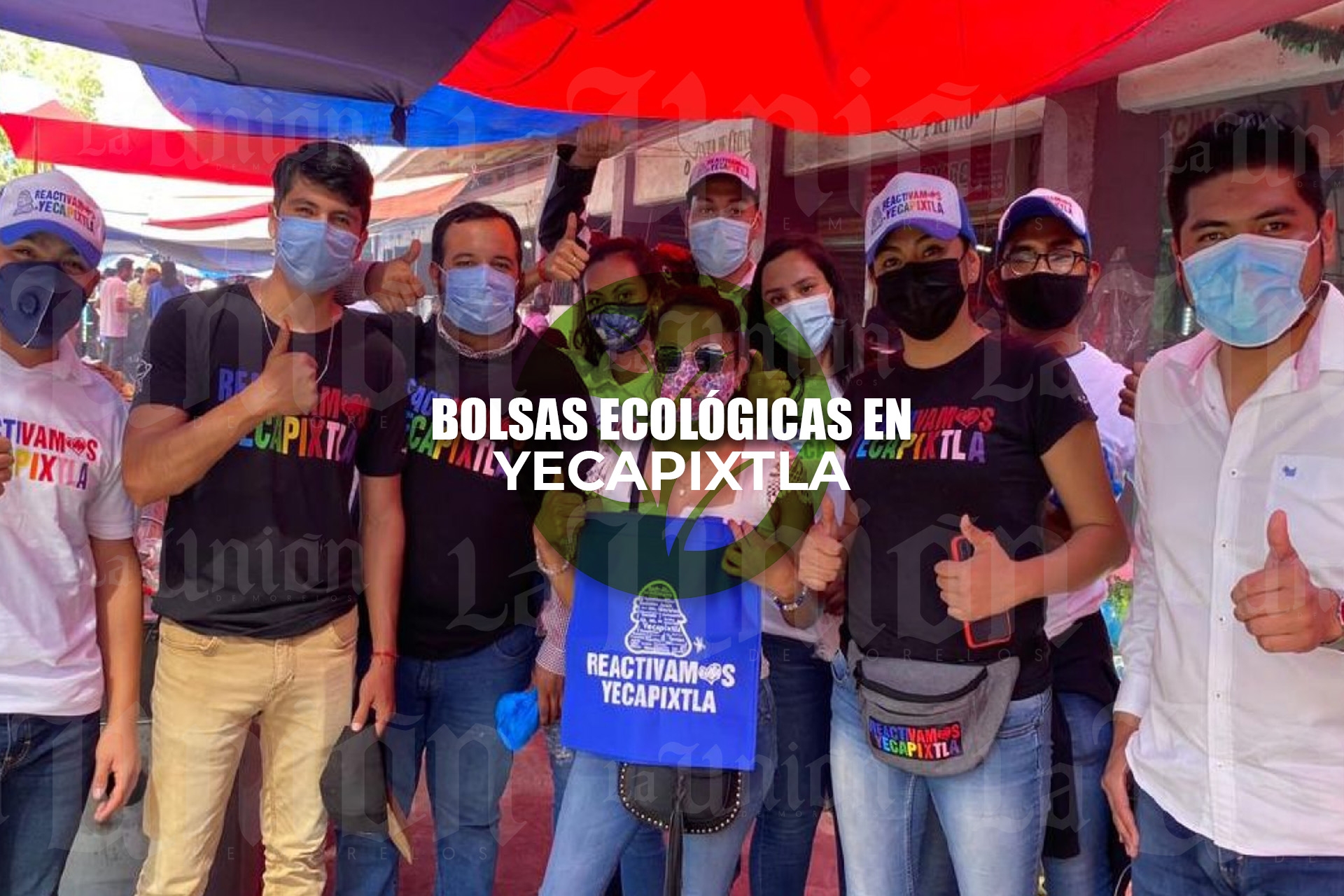 Entregan bolsas ecológicas a ciudadanos de Yecapixtla