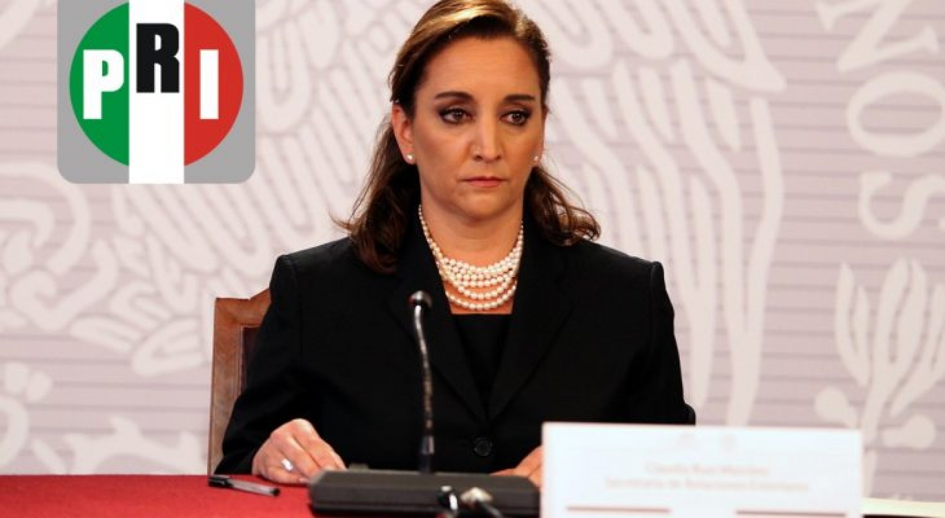 PRI recortará el 30% de su personal, anuncia Claudia Ruiz Massieu