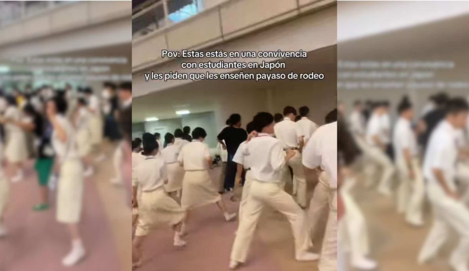 Estudiantes japoneses aprenden rápido el 'Payaso de Rodeo' y video se vuelve viral